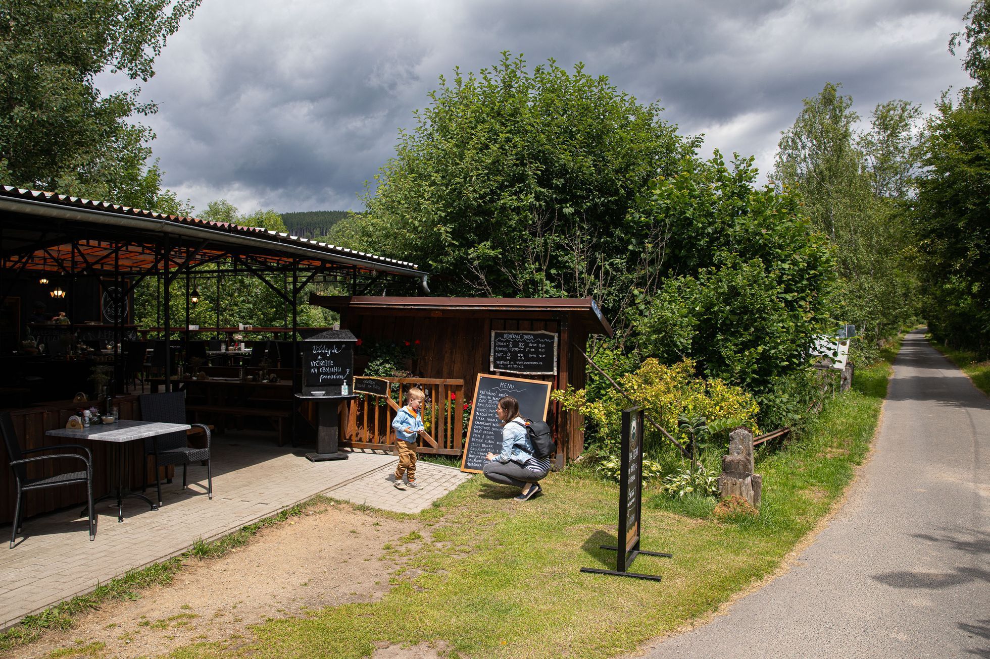 Divoký bistro, Úbislav - gastronomie, kemp