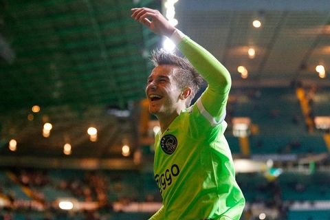 Václav Černý dal gól v Evropské lize za Ajax Amsterdam