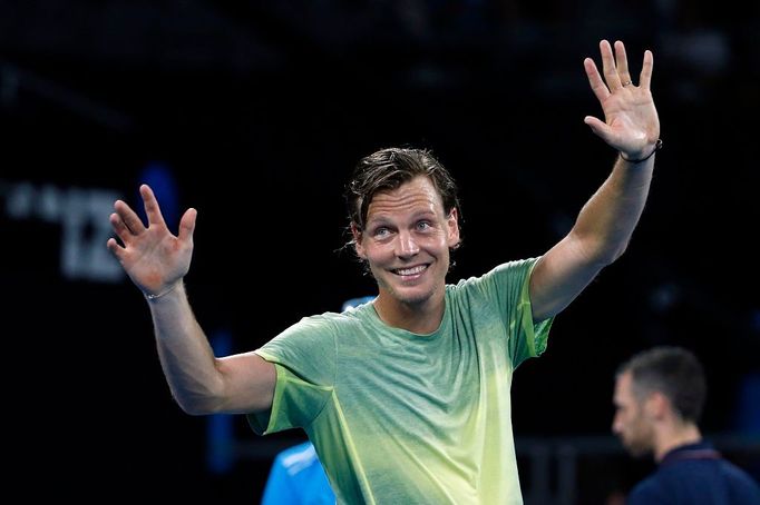 Tomáš Berdych po vítězství nad Del Potrem na Australian Open