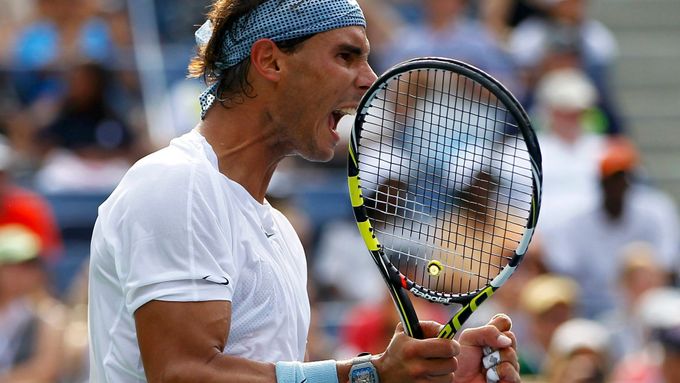 Radost Rafaela Nadala po triumfu na US Open.