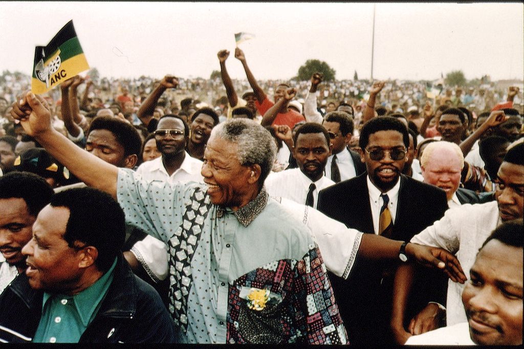 Nepoužívat v článcích! / Fotogalerie: Nelson Mandela / Volební kampaň na prezidenta JAR / 1994