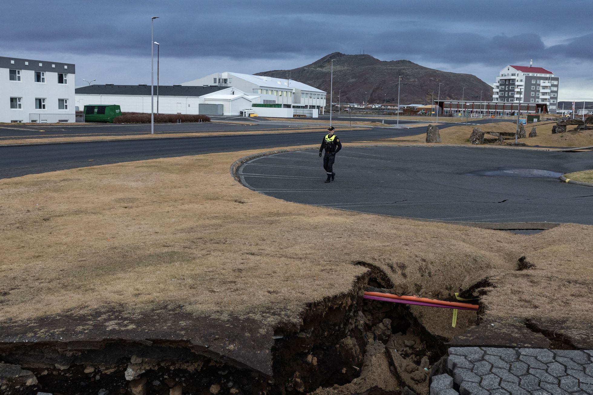 Island sopka erupce Reykjanes Grindavík