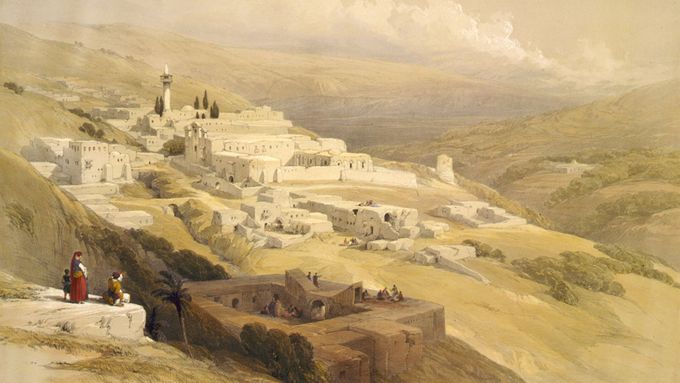 Půjdem spolu do Betléma: místa, kde žil Ježíš, na obrázcích starých 180 let