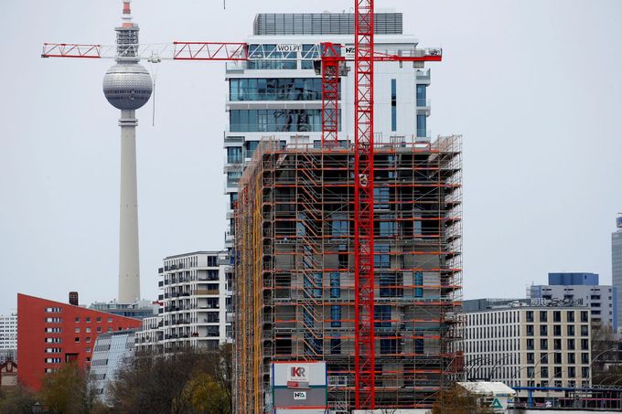 Novostavby v Berlíně.