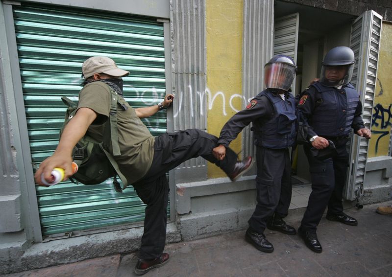 Demonstrace v Mexiku