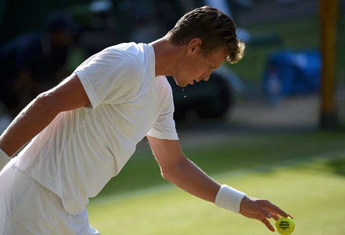 Tomáš Berdych v semifinále Wimbledonu 2016