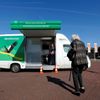 Volební karavan v Haagu