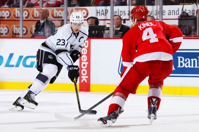 NHL: Los Angeles Kings at Detroit Red Wings (-brown, Kindl)