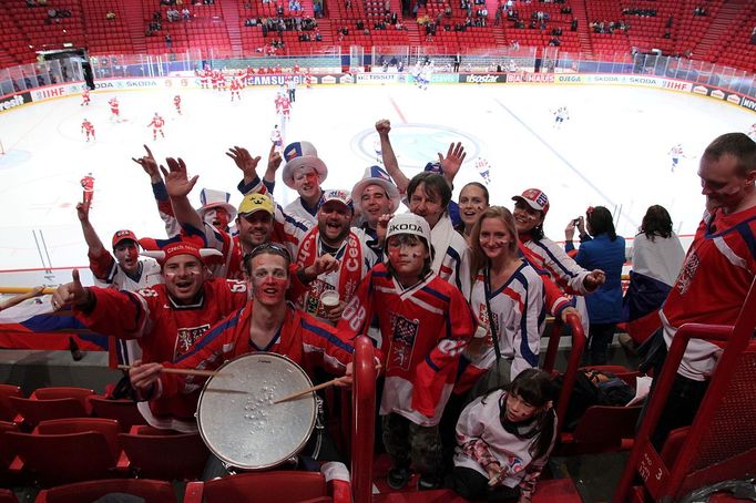 Hokej, MS 2013: Česko - Norsko: čeští fanoušci