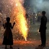 Indie, Nove Dillí, smog, rachejtle, svátek, kalamita, petardy, Diwali, ekologie
