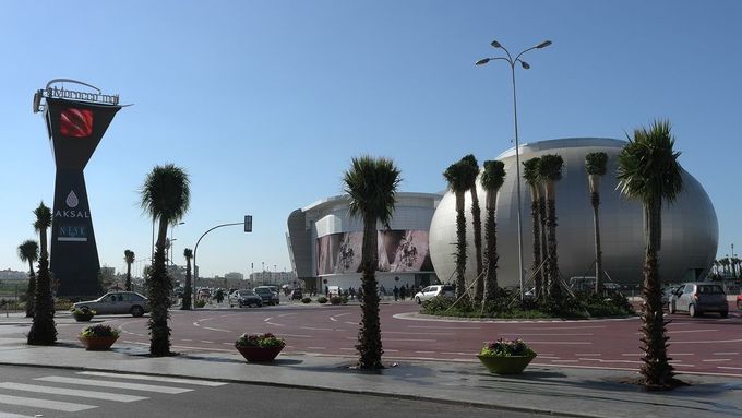Nákupní centrum Morocco Mall v Casablance.