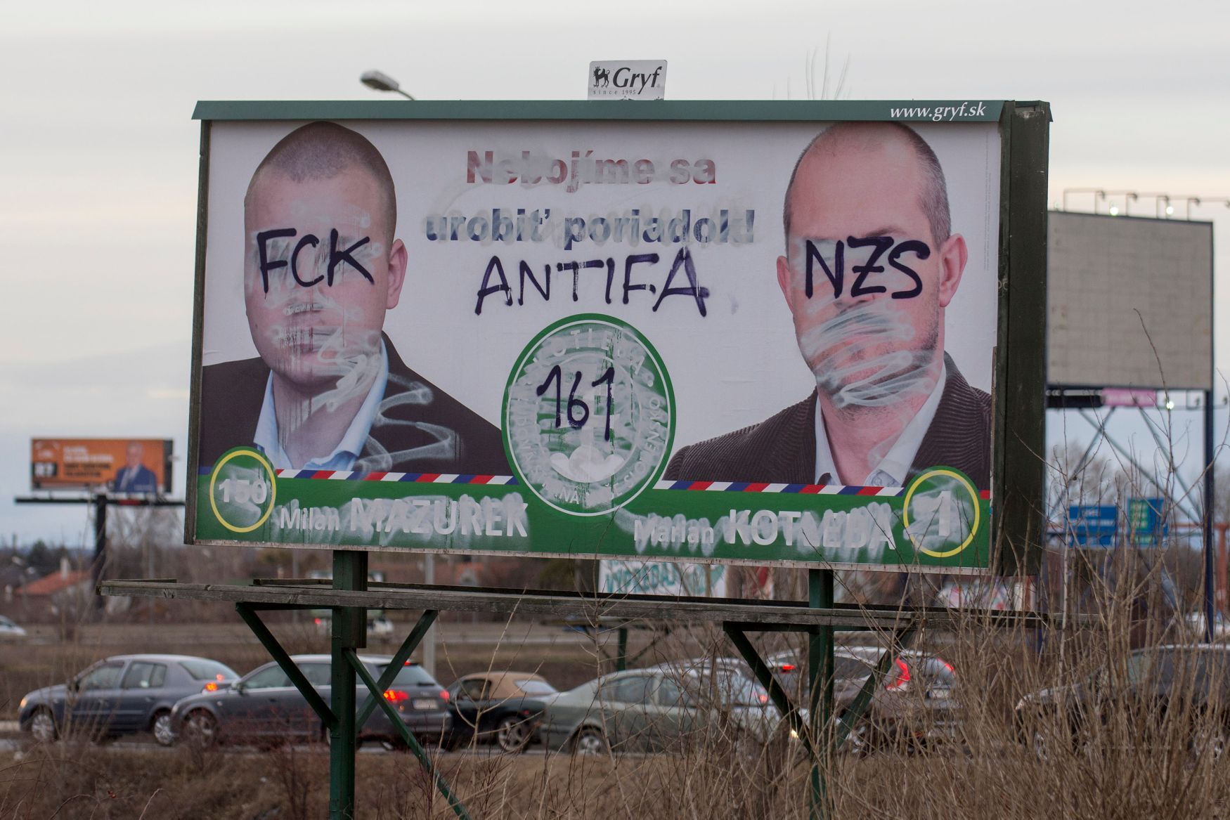 Slovensko, Marian Kotleba, billboard