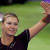 Maria Šarapová se raduje z vítězství na Turnaji mistryň