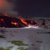 Etna, sopka, erupce, sníh, láva, Zahraničí, Itálie