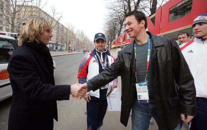 Výběr z fotografií ze zimních olympiád od Eduarda Erbena