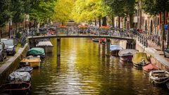 amsterdam holandsko vodní kanál