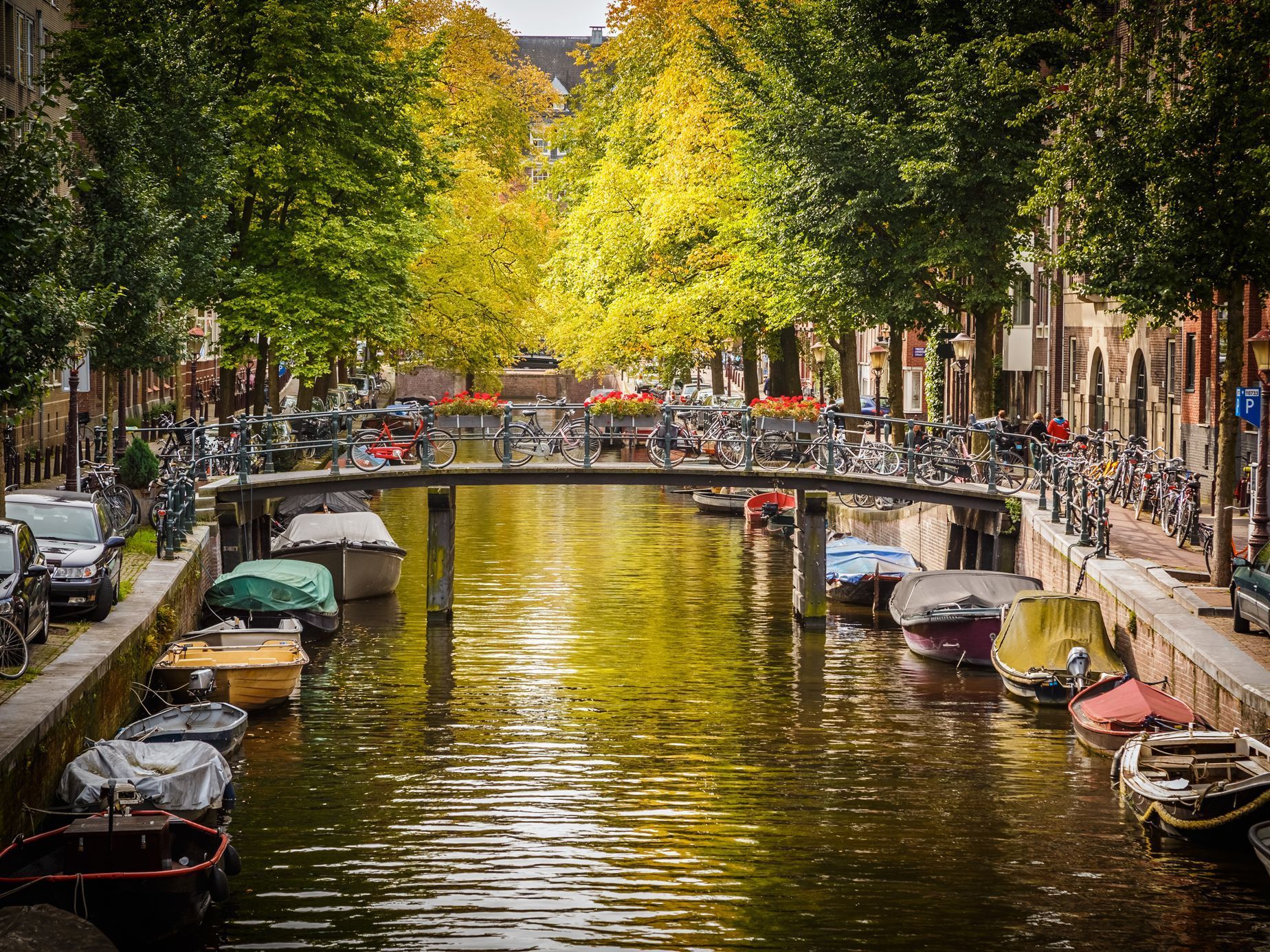 amsterdam holandsko vodní kanál