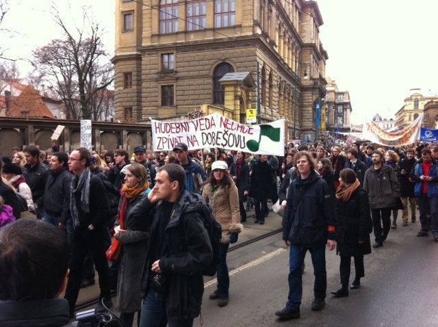 Týden neklidu - demonstrace v Praze