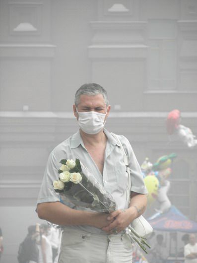 Smog v Moskvě