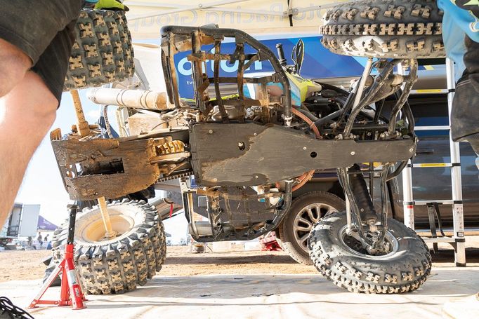 Rallye Dakar 2020, 3. etapa: rozbitá čtyřkolka Tomáše Kubieny
