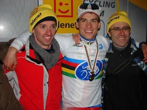 Zdeněk Štybar slaví