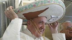 Papež František na cestě do Mexika
