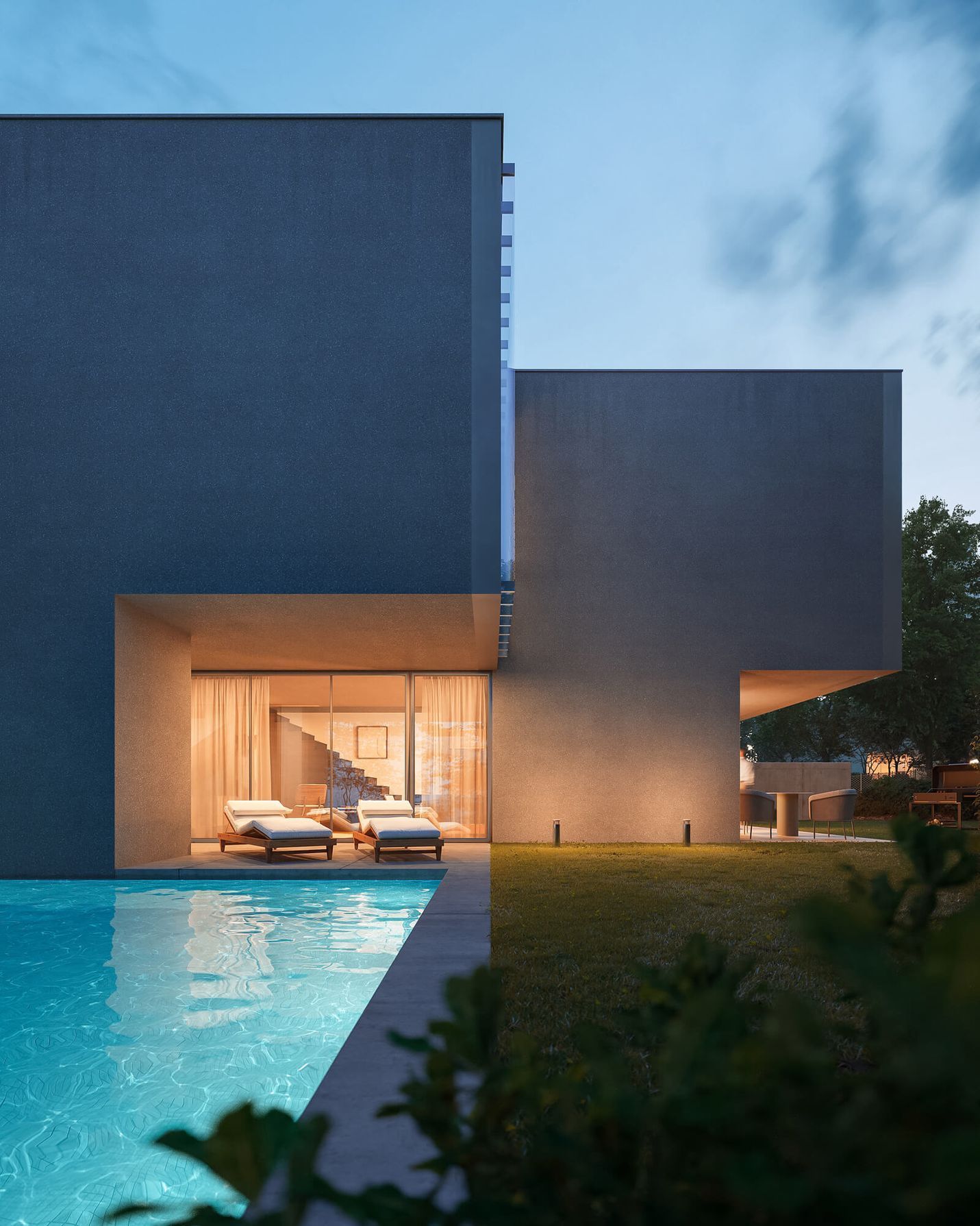 sky city villas, domy, vila, stavba, realizace, projekt