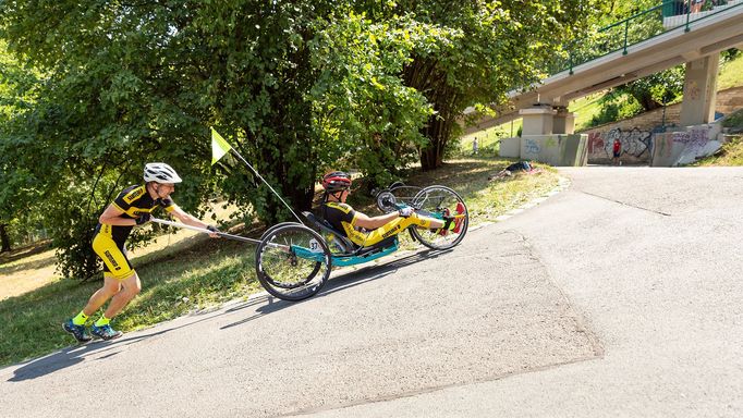 Cyklo Handy Maraton 2018, úvodní časovka na Petřín