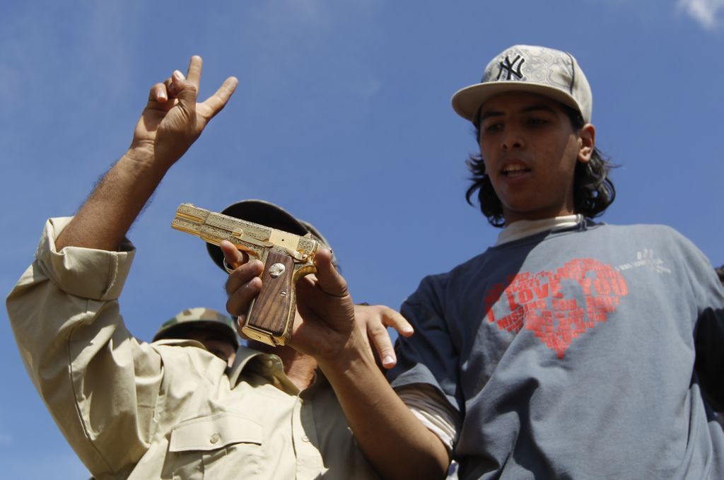 Kaddáfího zlatá zbraň