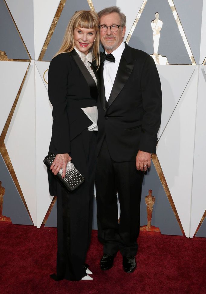 Steven Spielberg and wife Kate Capshaw