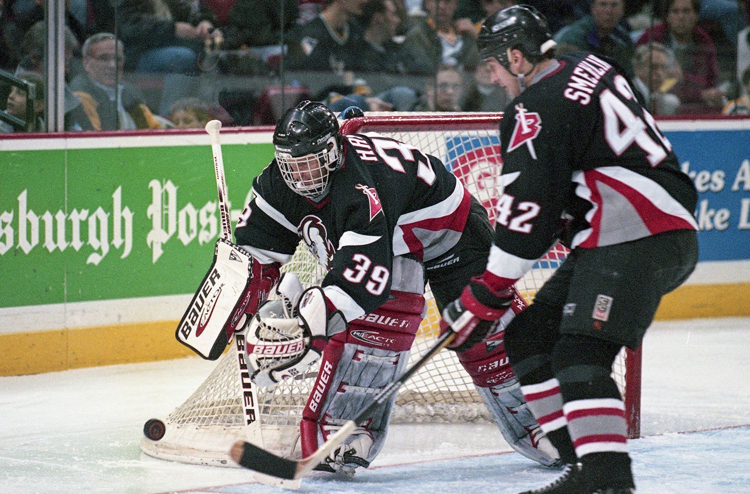 Herbert Slavík: hvězdy českého hokeje, fotoreportáž z NHL v době před OH v Naganu a snímky z Nagana