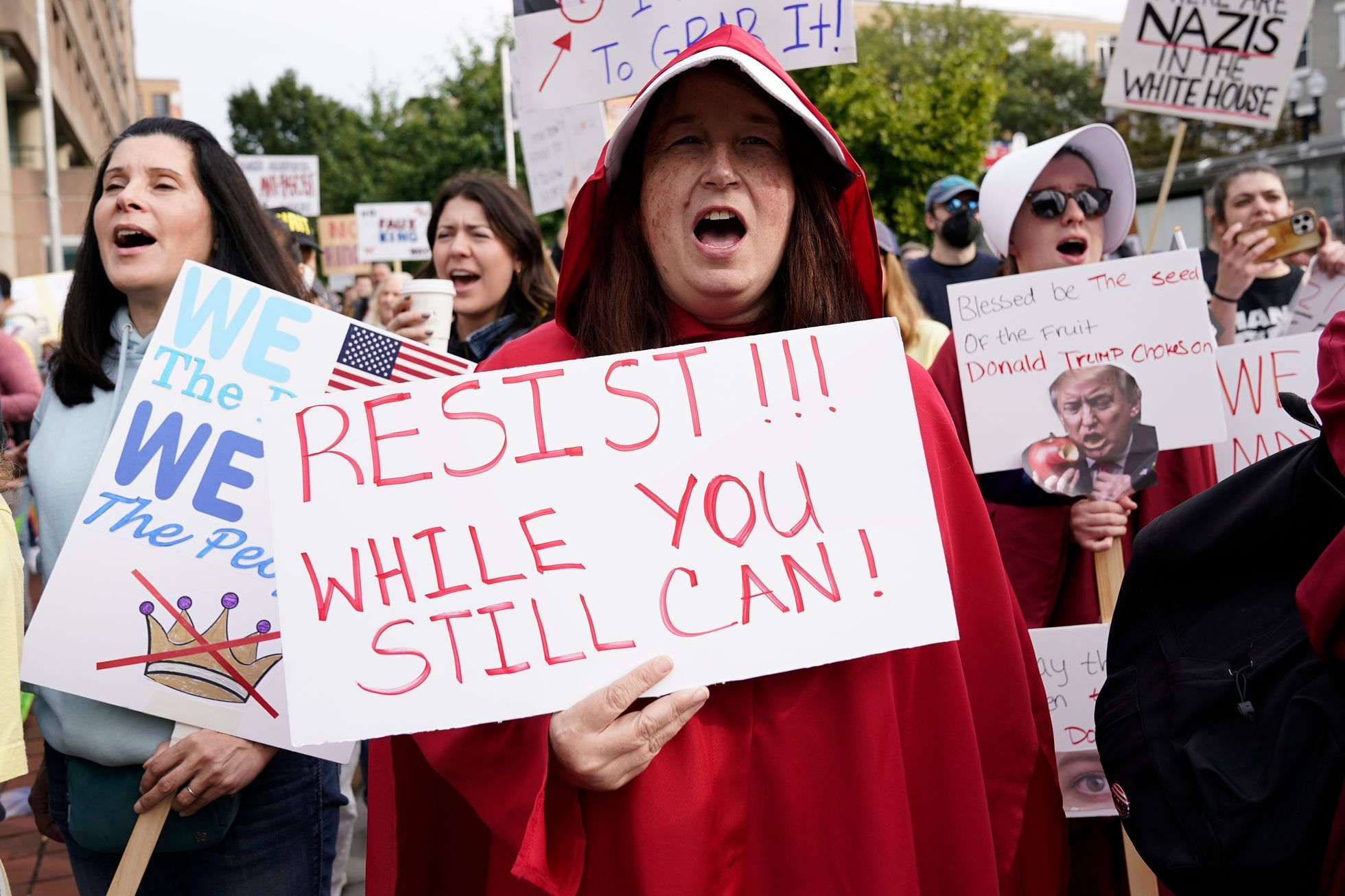 USA, Spojené státy, protest, demonstrace, Donald Trump, No Kings