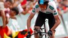 Chris Froome v 11. etapě španělské Vuelty, kterou byla časovka na 40. kilometrů