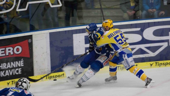 Zlín vs. Brno, utkání hokejové extraligy