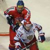 Hokej, EHT, Česko - Rusko: Michal Barinka - Viktor Tichonov