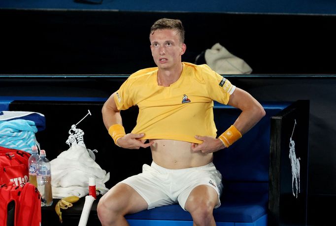 Jiří Lehečka ve čtvrtfinále Australian Open 2023