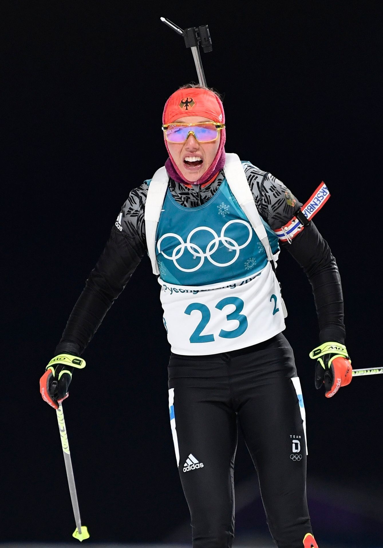 ZOH 2018, biatlon sprint Ž: Laura Dahlmeierová