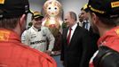 F1, VC Ruska 2017: Valtteri Bottas a Vladimir Putin