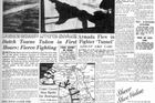 Daily Mail z 18. 9. 1944 přináší první zprávy o operaci.