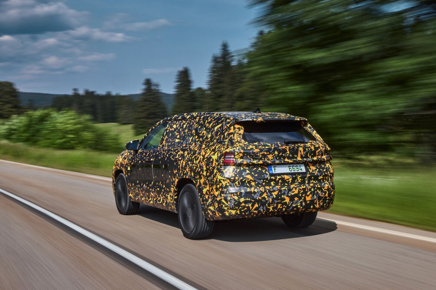Škoda Kodiaq 2. generace maskování