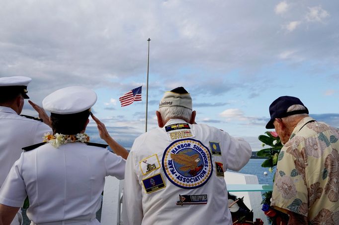 Vzpomínkový obřad u příležitosti 75. výročí útoku na Pearl Harbor