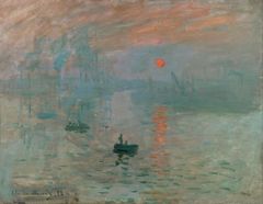 Pojem impresionismus je odvozen od obrazu nazvaného Imprese, východ slunce, který Claude Monet namaloval roku 1872.