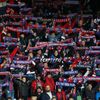 Plzeňští fanoušci v zápase LM Plzeň - Barcelona