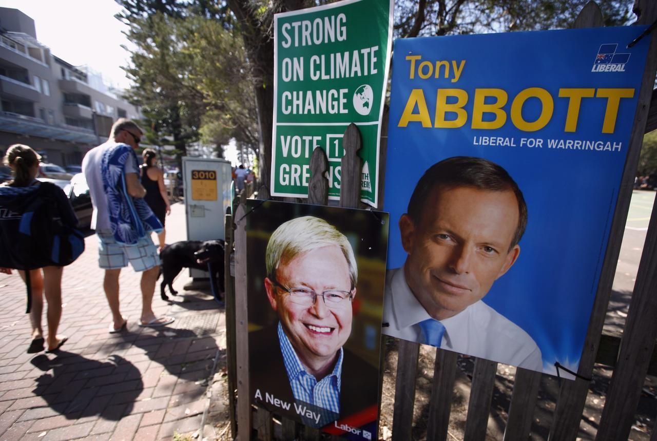 Abbott proti Ruddovi. Australské volby 2013