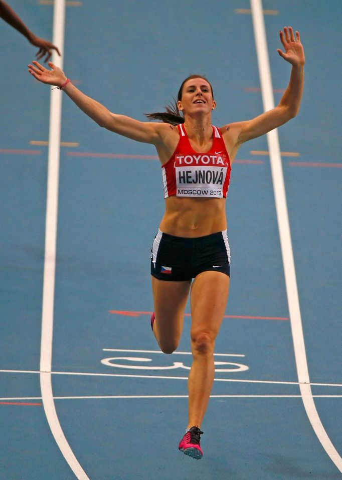 MS v atletice 2013, 400 m, přek. - finále: Zuzana Hejnová