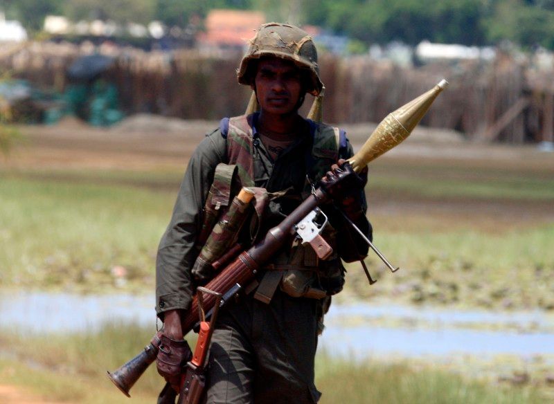 Voják srílanské armády