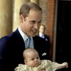 Princové William a George na křtu