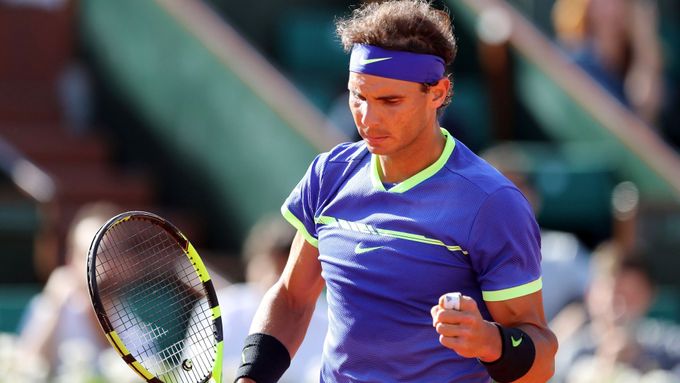 Rafael Nadal na French Open 2017.