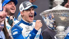 Alex Palou slaví titul šampiona IndyCar 2021