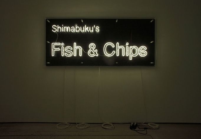 Fish and Chips, Shimabuku, Wilkinson Gallery, Londýn.